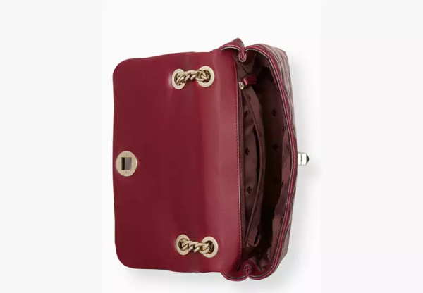 Natalia Medium Flap Shoulder Bag - Blackberry Preserve (Ready Stock Malaysia) - Image 3