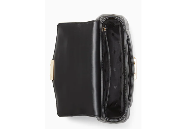 Kate Spade Carey Small Flap Shoulder Bag – Black