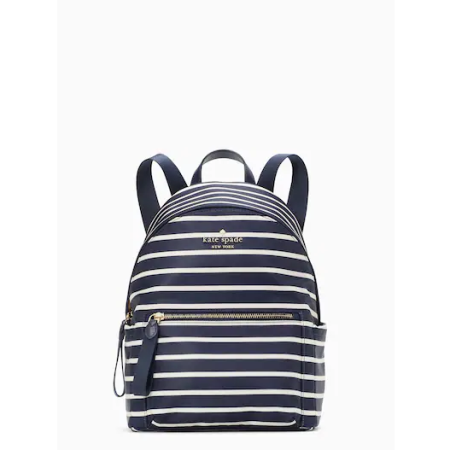 Chelsea Nylon Medium Backpack- Blue