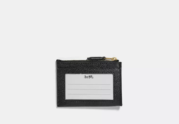 Mini Skinny Id Case - crossgrain leather/Gold/Black (Ready Stock US) - Image 2