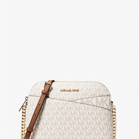 Jet Set Travel Medium Logo Dome Crossbody Bag