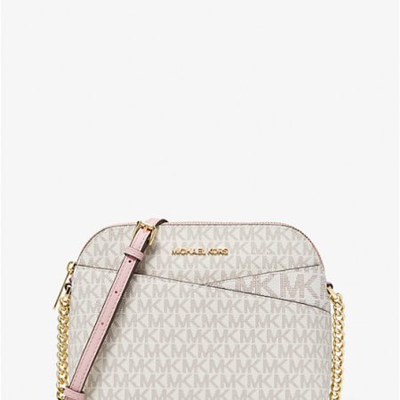 Jet Set Travel Medium Logo Dome Crossbody Bag