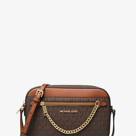 Jet Set Large Logo Crossbody Bag