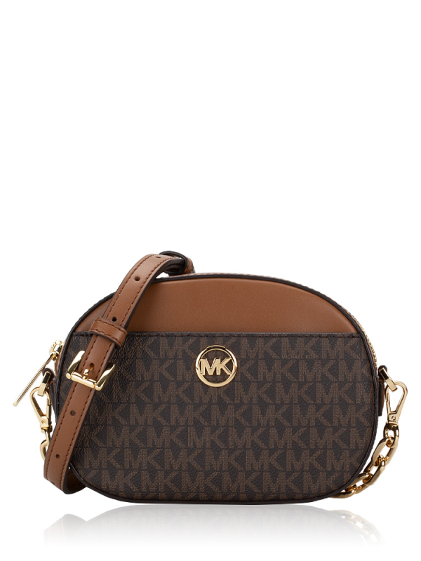 Jet Set Glam Signature Small Front Pocket Oval Crossbody