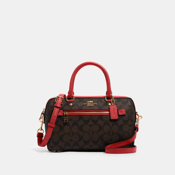 Rowan Satchel Bag In Signature Canvas