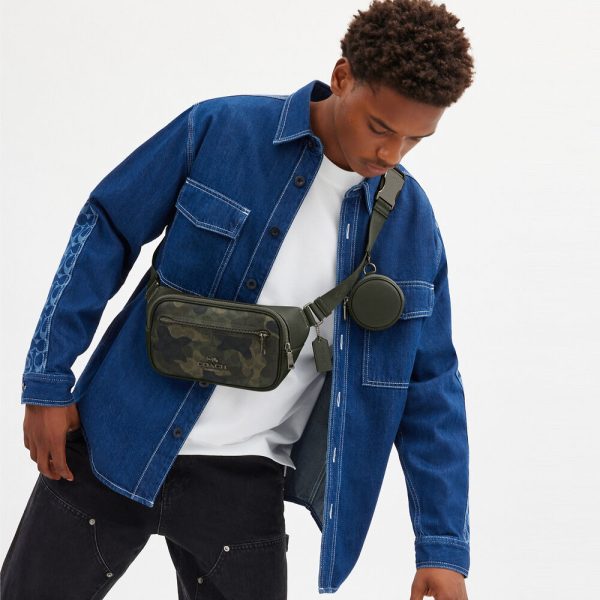 Elias Belt Bag In Signature Camo Print