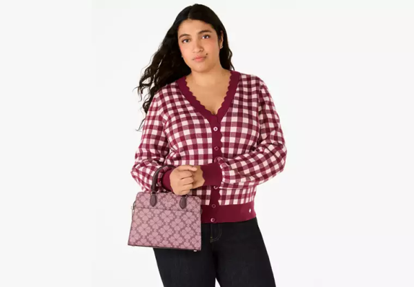 Kate Spade Signature Spade Flower Small Satchel Grenache Multi - Ready Stock Malaysia - Image 2