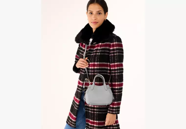 Kate Spade Dumpling Mini Satchel Mountain Grey - Ready Stock Malaysia - Image 2