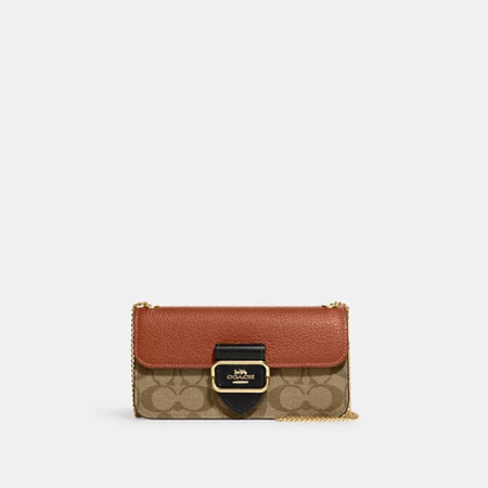 Morgan Crossbody In Colorblock Signautre Canvas