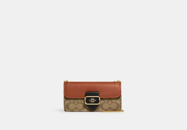 Morgan Crossbody In Colorblock Signautre Canvas