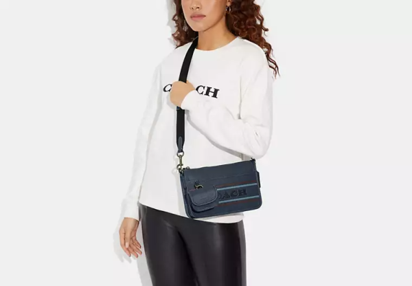 Heritage Convertible Crossbody With Coach Stripe