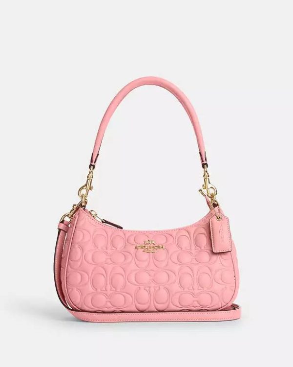 Teri Shoulder Bag In Signature Leather