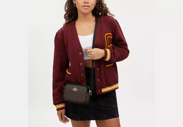 Mini Jamie Camera Bag In Signature Canvas