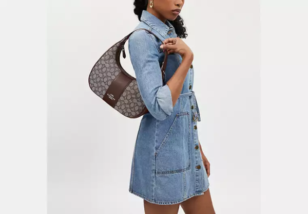 Carmen Shoulder Bag In Signature Jacquard