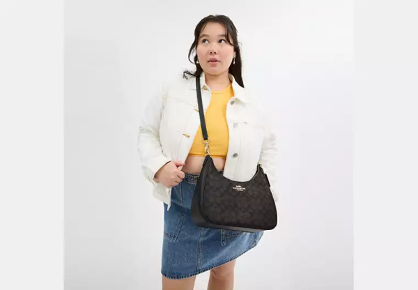 Teri Hobo Bag In Signature Canvas