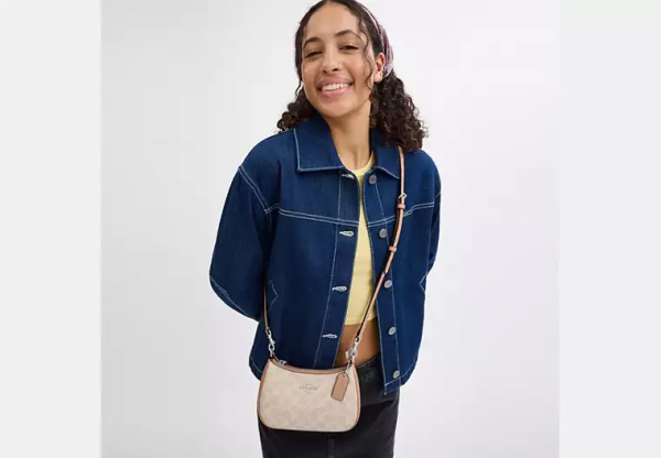 Teri Mini Crossbody Bag In Signature Canvas
