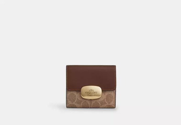 Eliza Small Wallet In Signature Canvas