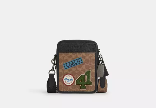 Sullivan Crossbody In Signature Canvas With Patches