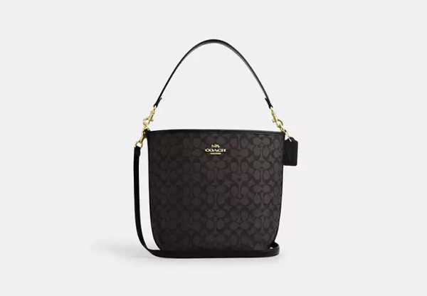 City Large Bucket Bag In Signature Canvas