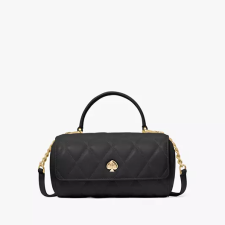 Heart Barrel Quilted Crossbody