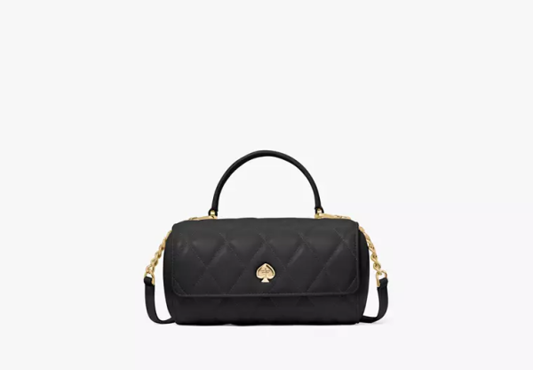 Heart Barrel Quilted Crossbody