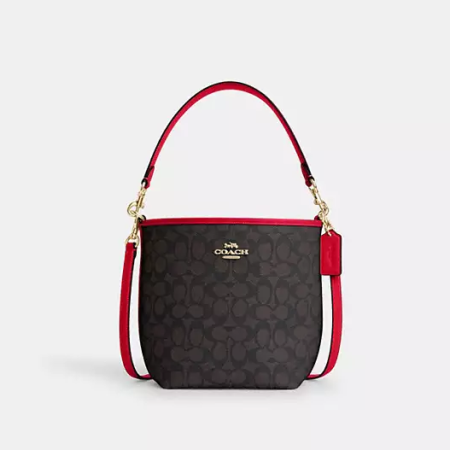 City Bucket Bag In Signature Canvas