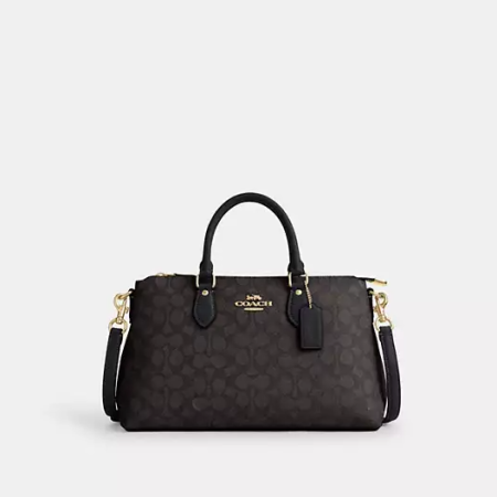 Georgia Satchel Bag In Signature Canvas