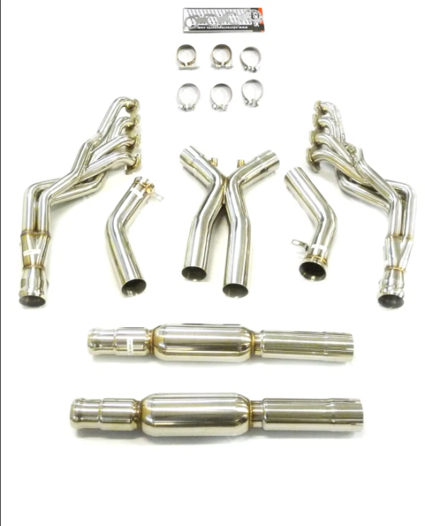 Becker Stainless Exhaust Manifold 08-13 BMW M3 E90 E92 E93 4.0L V8 3.0" X-Pipe