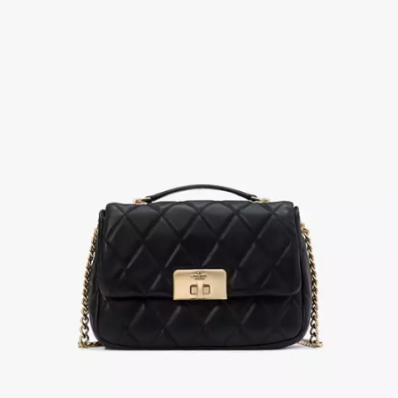 Carey Quilted Small Flap Crossbody