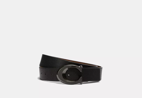 Signature Buckle Cut To Size Reversible Belt, 38 Mm