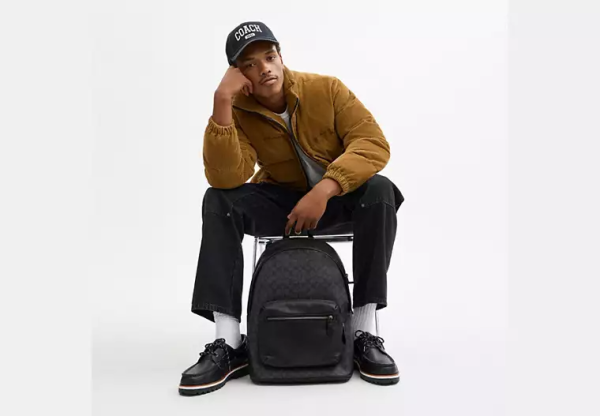 West Backpack In Signature Canvas