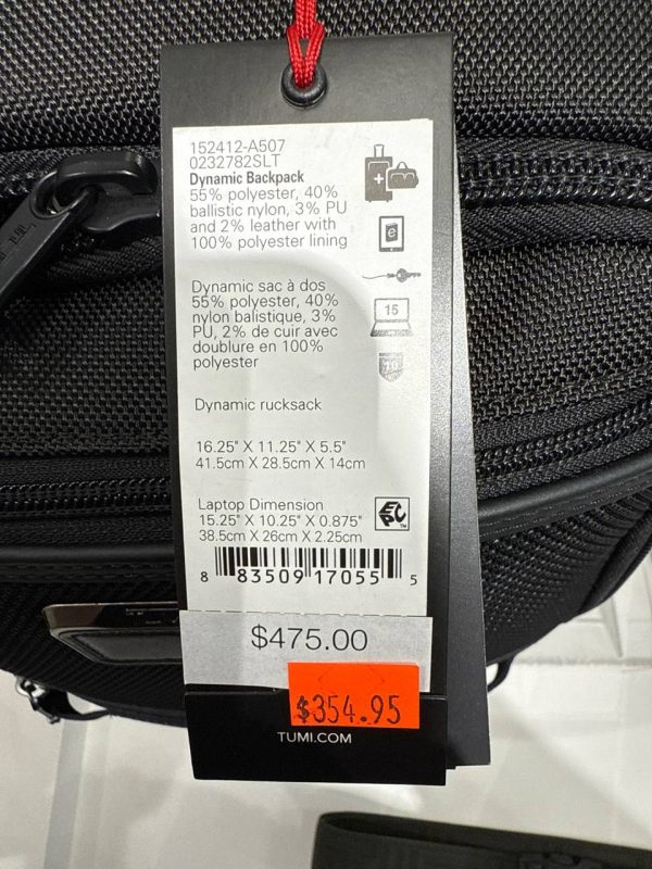 Tumi Dynamic Backpack