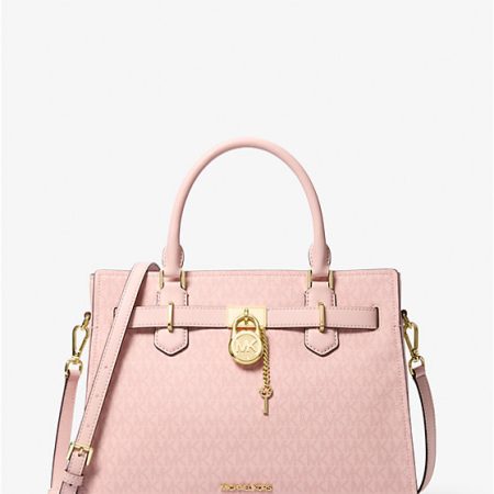 Hamilton Medium Signature Logo Satchel
