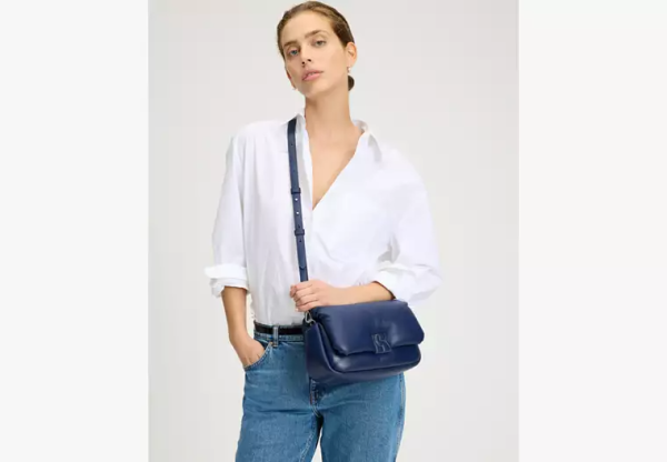Dakota Puffy Leather Crossbody