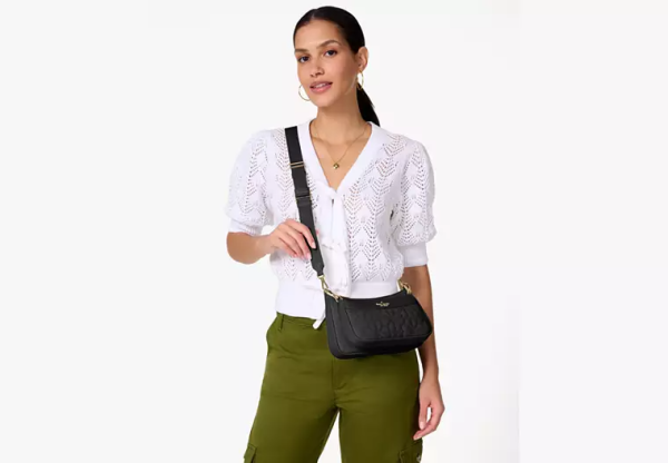 Duet Quilted Fabric Small Crossbody