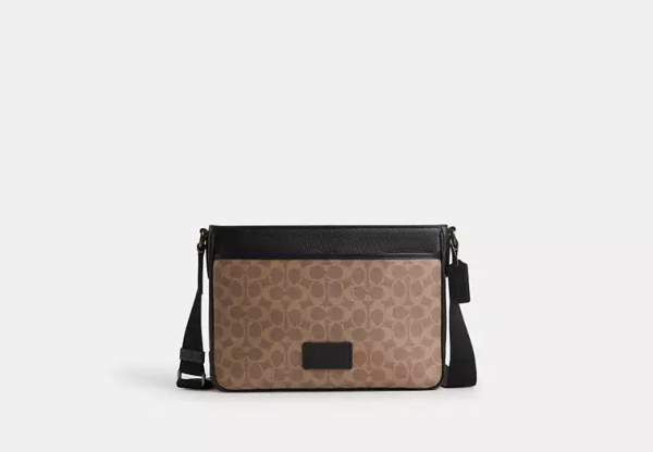 District Crossbody Bag In Signature Canvas