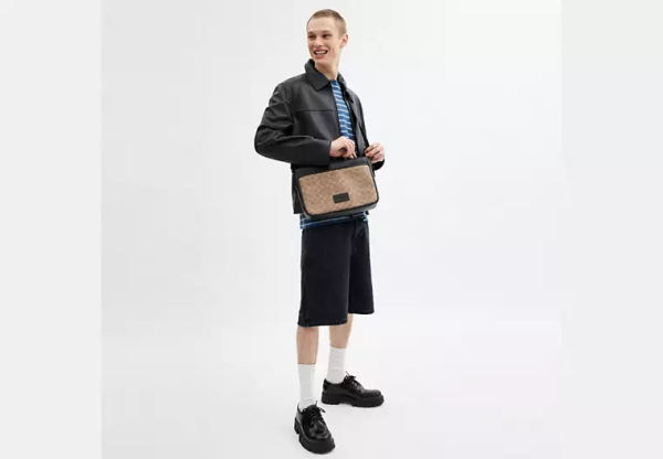 District Crossbody Bag In Signature Canvas