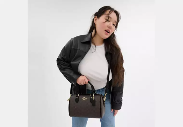 Rowan Satchel Bag In Signature Canvas