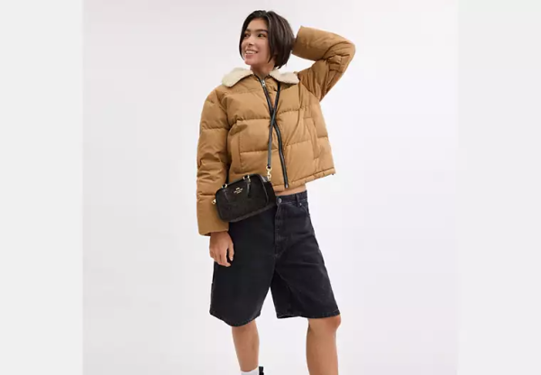 Satchel Crossbody Bag In Signature Canvas