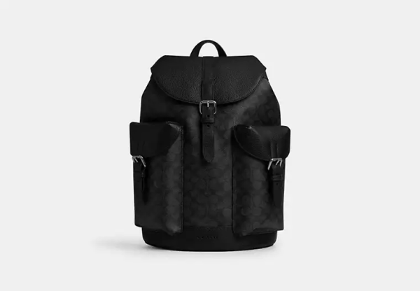 Warner Backpack In Signature Canvas