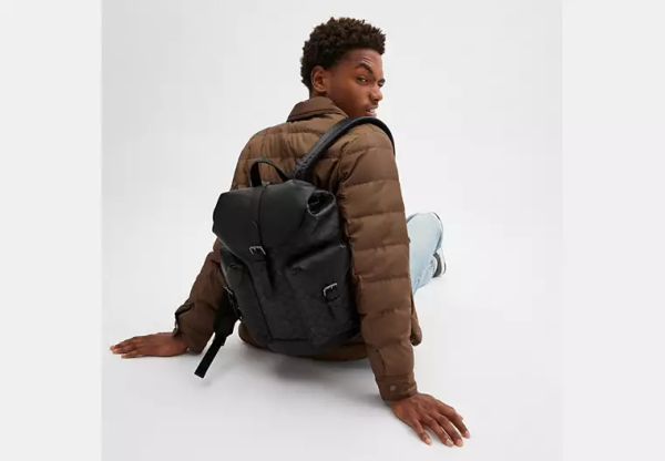 Warner Backpack In Signature Canvas