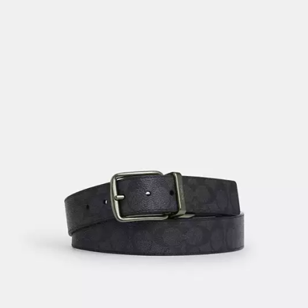 Harness Buckle Cut To Size Reversible Belt, 38 Mm