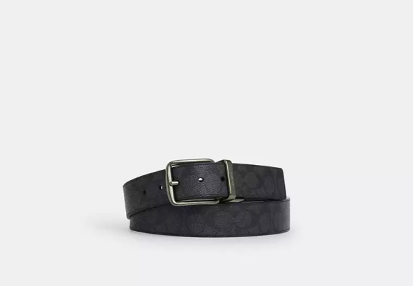 Harness Buckle Cut To Size Reversible Belt, 38 Mm