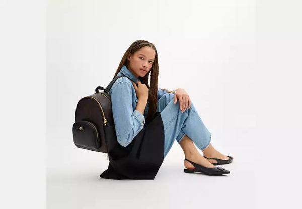 Court Backpack In Signature Canvas