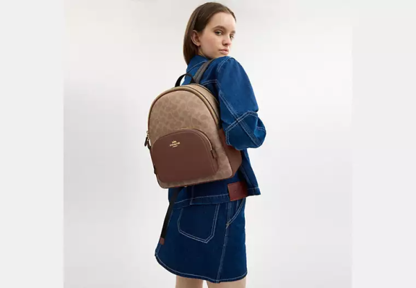 Court Backpack In Signature Canvas