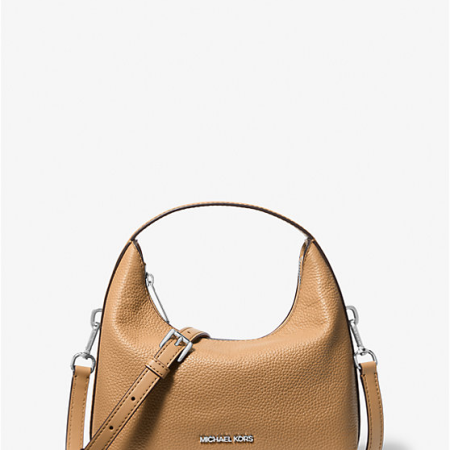 Ember Small Pebbled Leather Messenger Bag