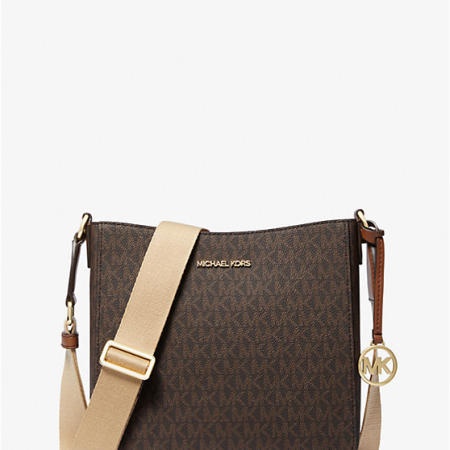 Jet Set Travel Small Signature Logo Messenger Bag