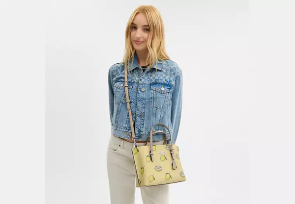 Mollie Tote Bag 25 With Lemon Print