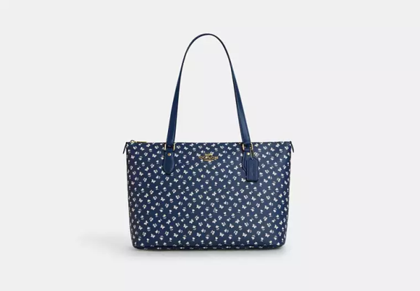 Gallery Tote Bag With Floral Print
