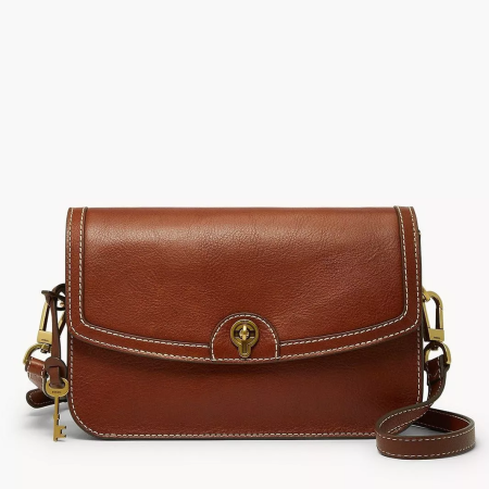 Ainsley Flap Crossbody Brown